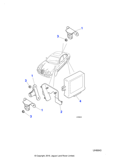 XR813780 - Jaguar Adaptive damping module