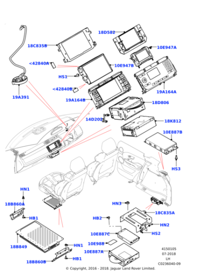 LR117545 - Land Rover Card - Memory