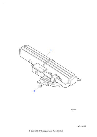 C2C22722 - Jaguar Nut and washer