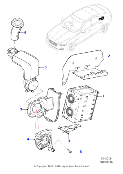 T4N25167 - Jaguar Information and entertainment module