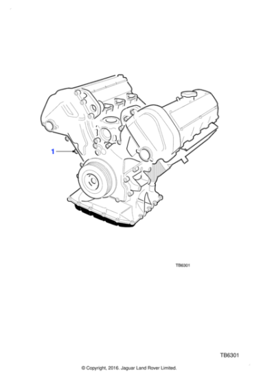 NCC1002EAE - Jaguar Engine - Stripped