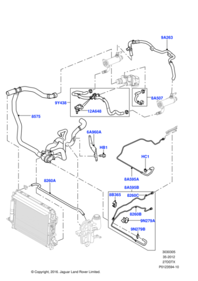 PCH501072 - Land Rover Hose