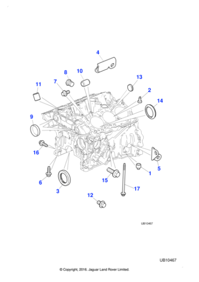 C2C11502 - Jaguar Washer headed bolt