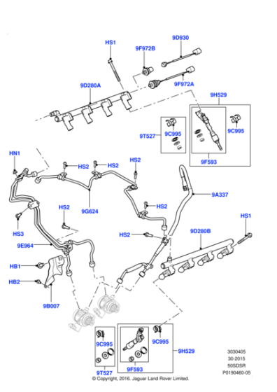 LR037088 - Land Rover Kit - Fuel Injection