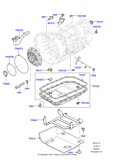 NSC500160 - Land Rover Sensor - Crankshaft Position - Cps