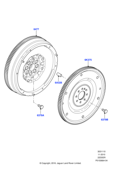 LR056047 - Land Rover Plate - Flywheel Drive