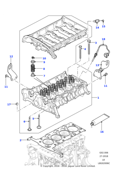 LR040897 - Land Rover Gasket-Cylinder Head