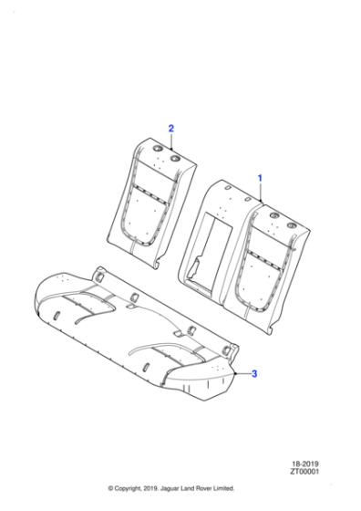 C2Z10051 - Jaguar Cushion pad