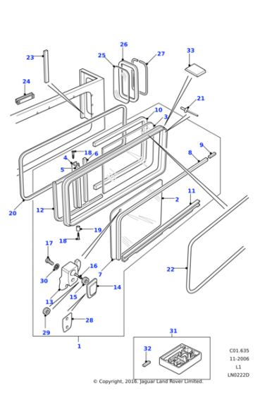 RTC6462 - Land Rover Felt-nvh