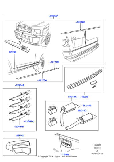 LR006878 - Land Rover Cap - Door Locking Mechanism