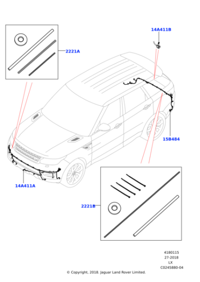 LR102266 - Land Rover Wire