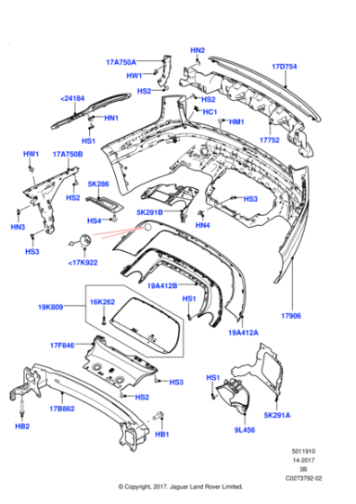 Tow Eye Cover, 21MY onwards