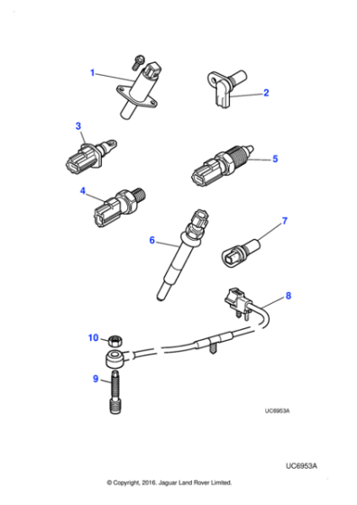 XR822550 - Jaguar Camshaft position sensor