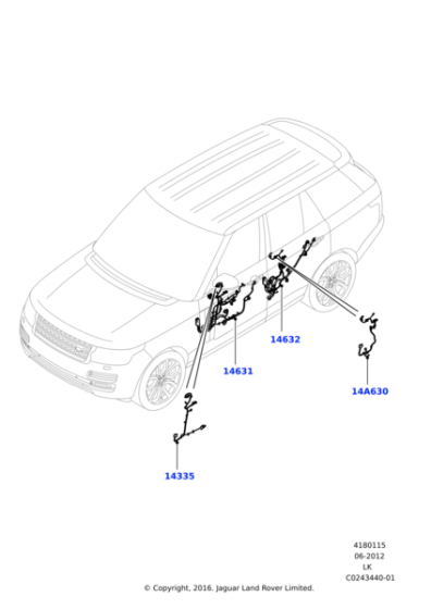 LR064013 - Land Rover Wiring