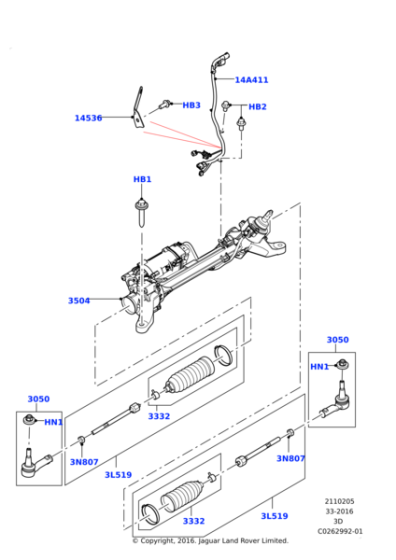 LR120624 - Land Rover Wire