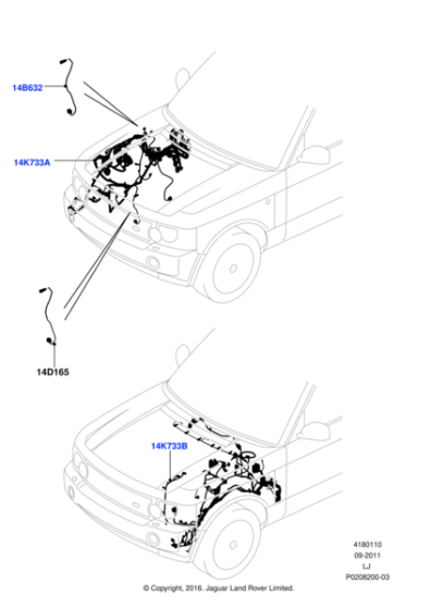 LR031018 - Land Rover Wire