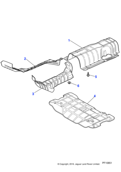 C2P25137 - Jaguar Heatshield