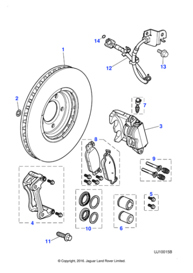 C2C31805 - Jaguar Copper washer