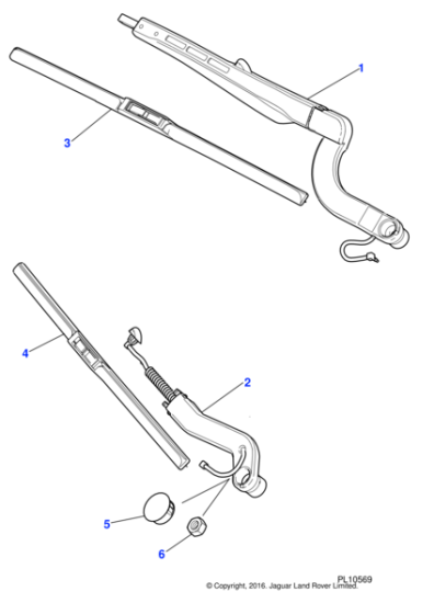 T2R19372 - Jaguar Wiper blade