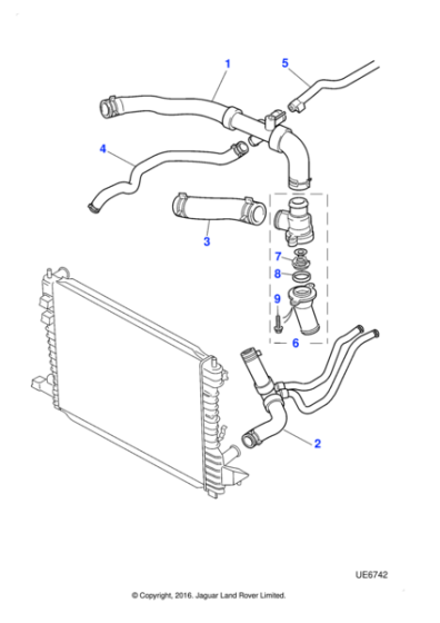 XR85174 - Jaguar Thermostat