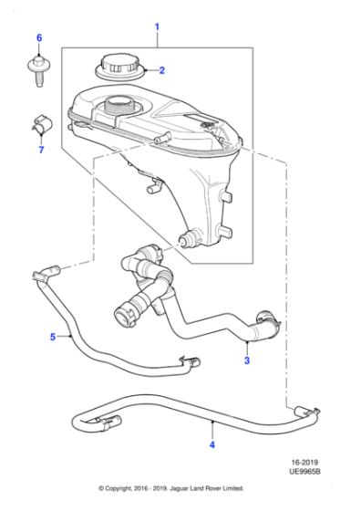 XR838516 - Jaguar Pipe clip