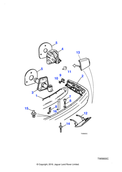 JFN108047 - Jaguar Flange nut