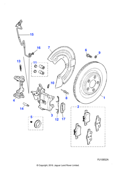 C2C27289 - Jaguar Anchor bracket