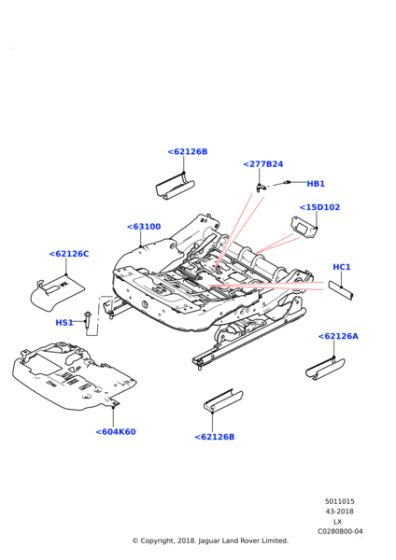 LR129301 - Land Rover Frame