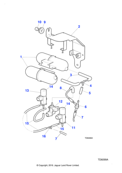 NJA3228BC - Jaguar Control module bracket