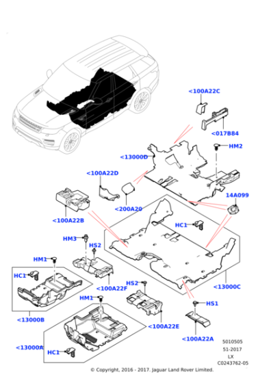 LR056372 - Land Rover Carpet - Floor