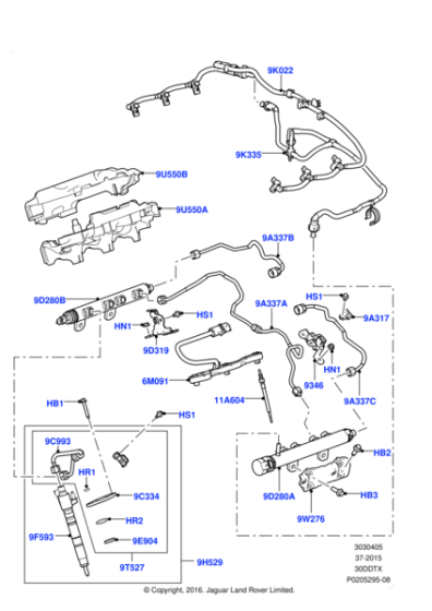 LR032107 - Land Rover Tube