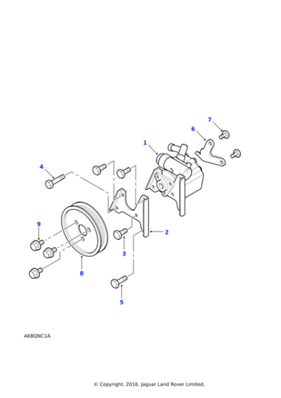 2943294 - Land Rover Bracket-mounting power assisted steering pump