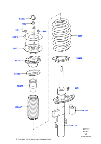 LR023244 - Land Rover Shock Absorber