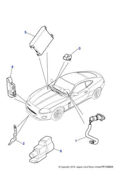 C2Z5465 - Jaguar Ambient air temperature sensor