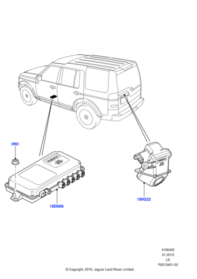 LR031811 - Land Rover Camera