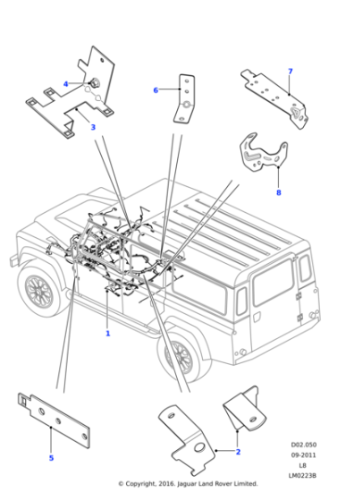 LR016301 - Land Rover Wire