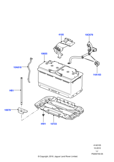 LR033179 - Land Rover Battery