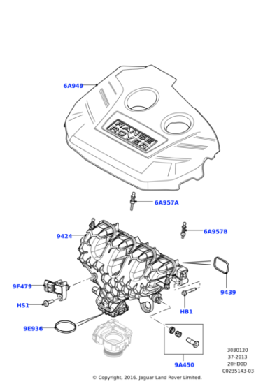 LR048504 - Land Rover Bolt