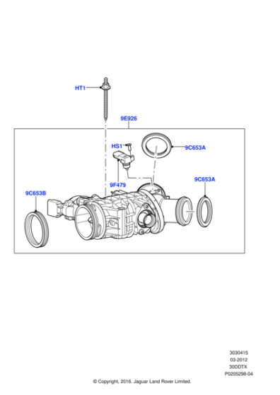 LR049446 - Land Rover Throttle Body And Motor