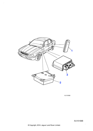 C2C21261 - Jaguar Restraint control module