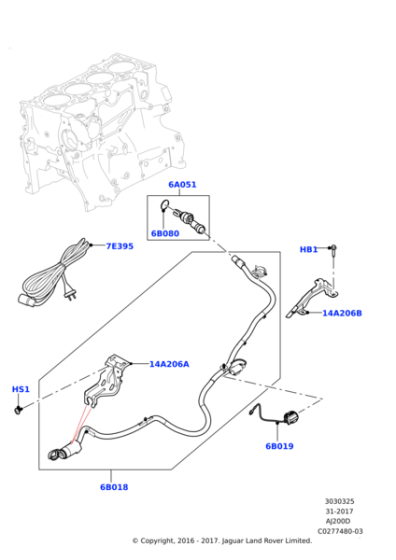 LR099607 - Land Rover Wire