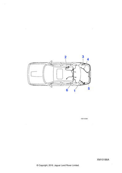 C2C39321 - Jaguar Bumper harness