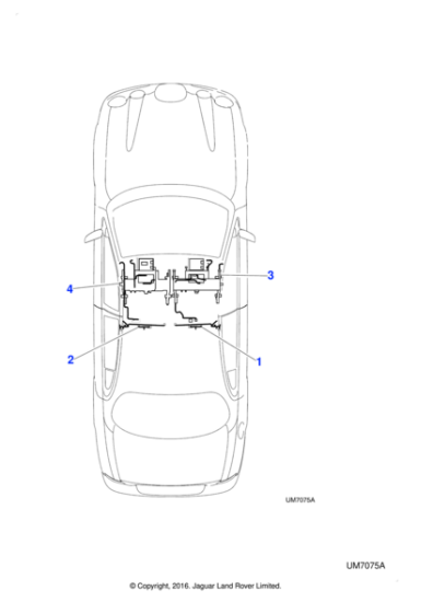 XR82046 - Jaguar Seat harness