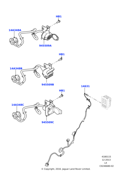 LR102409 - Land Rover Wiring