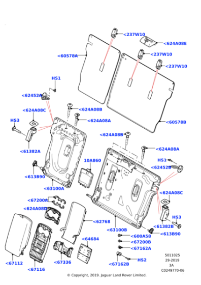 LR127980 - Land Rover Bezel