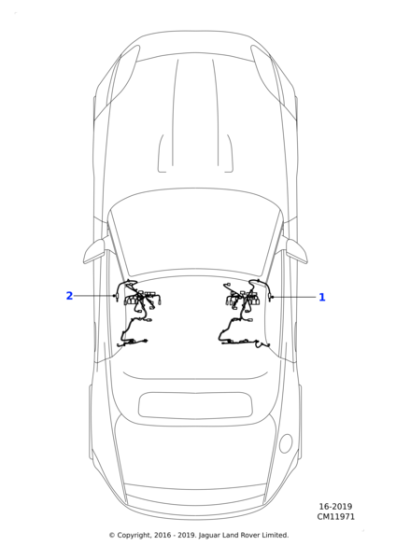 T2R24408 - Jaguar Driver's seat harness