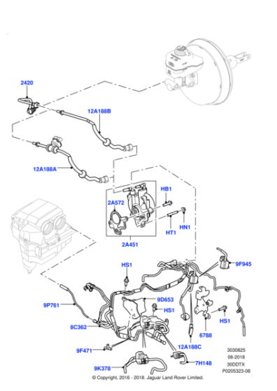 LR076235 - Land Rover Solenoid - Turbo Control