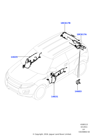 LR033765 - Land Rover Wiring