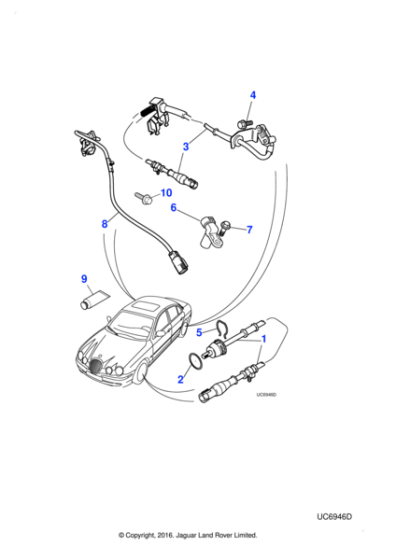 C2C13789 - Jaguar Wire clip