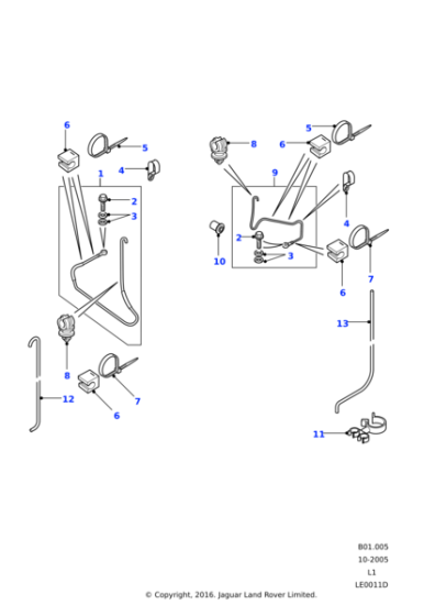 NRC9246 - Land Rover Clip-Pipe